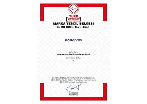 Nottepath | Trademark Registration Certificate