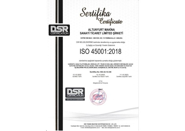 ISO 45001:2018