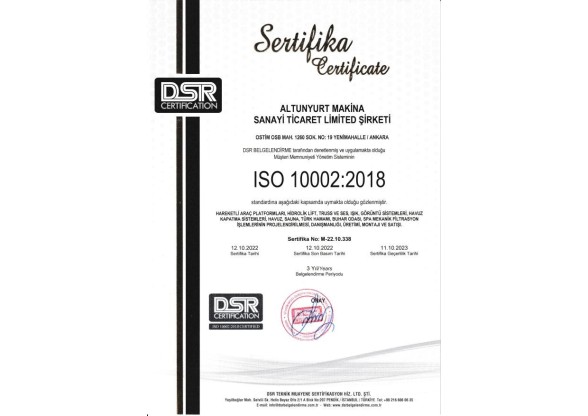 ISO 10002:2018